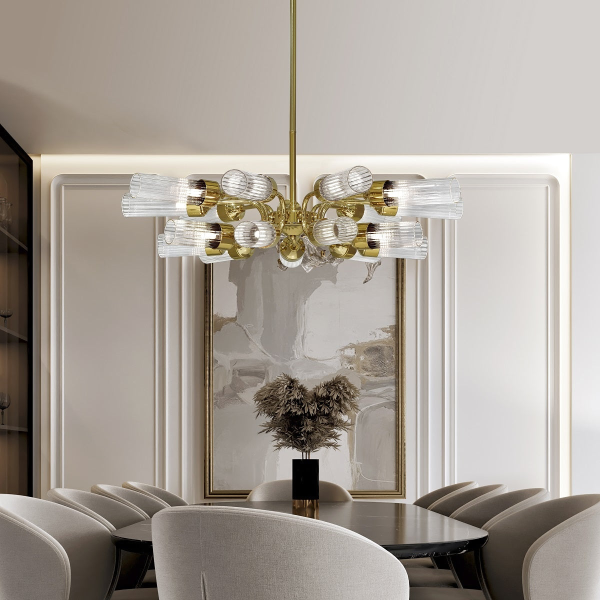 Pendant light - Line Tubes Round