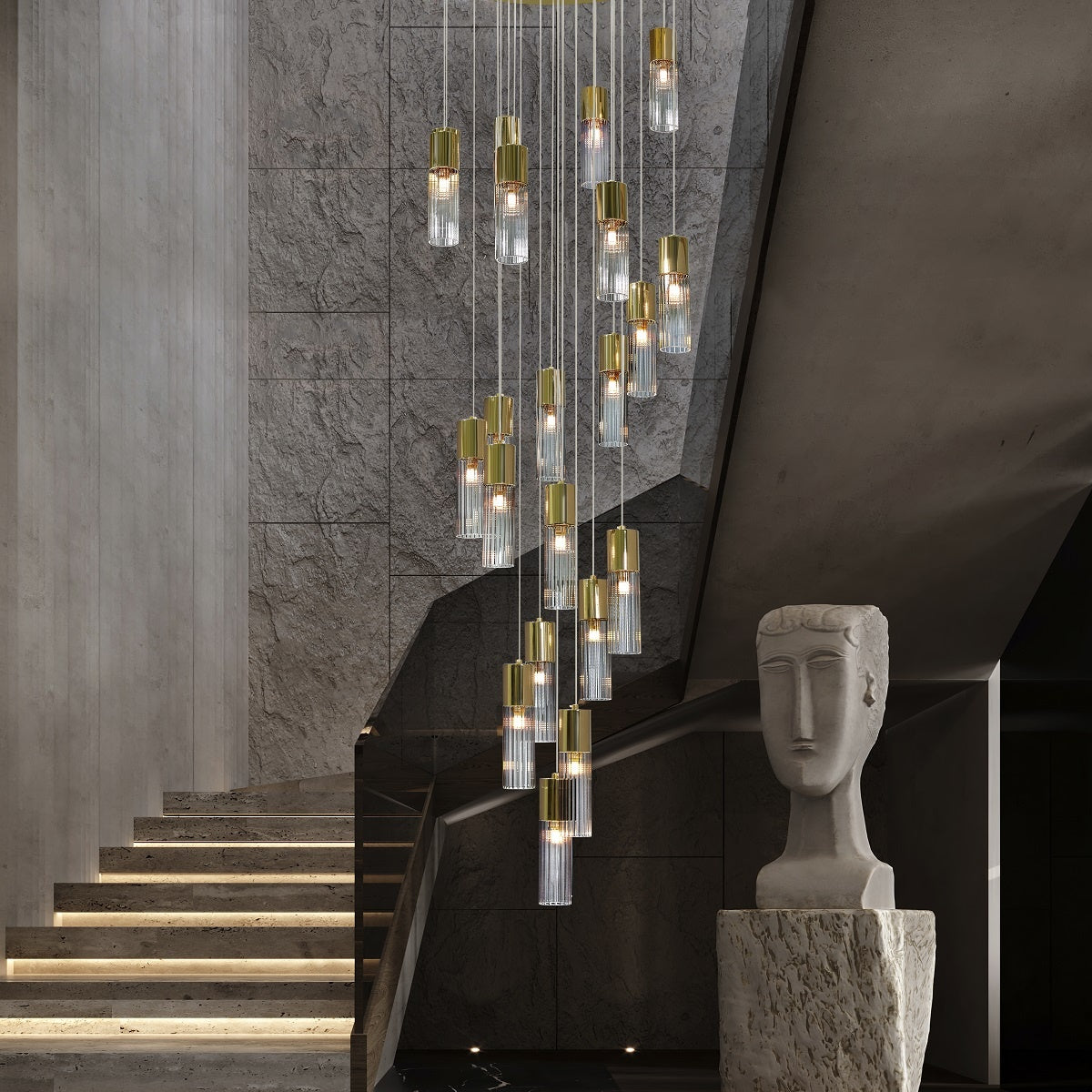 Pendant light - Line Tubes Medium