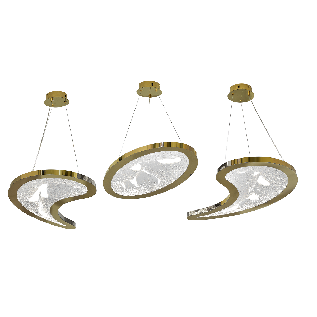 Pendant light - Line Shua Comma Right