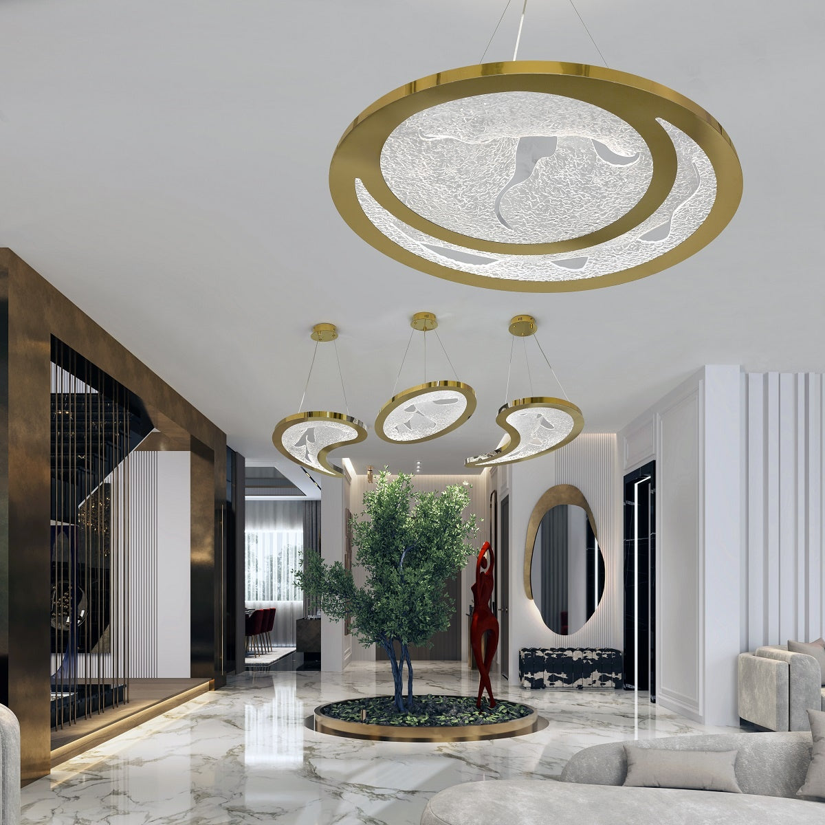 Pendant light - Line Shua Round