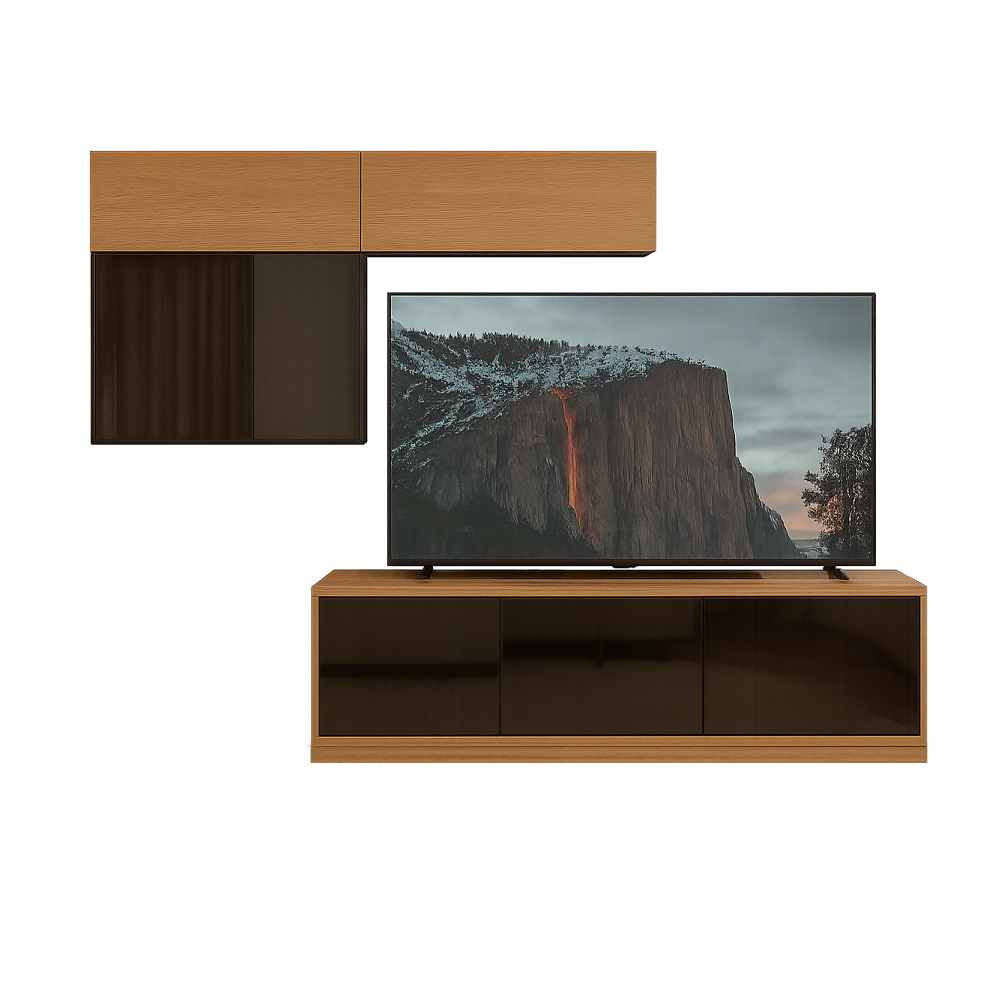 TV Unit Barcelona Oak Option 3