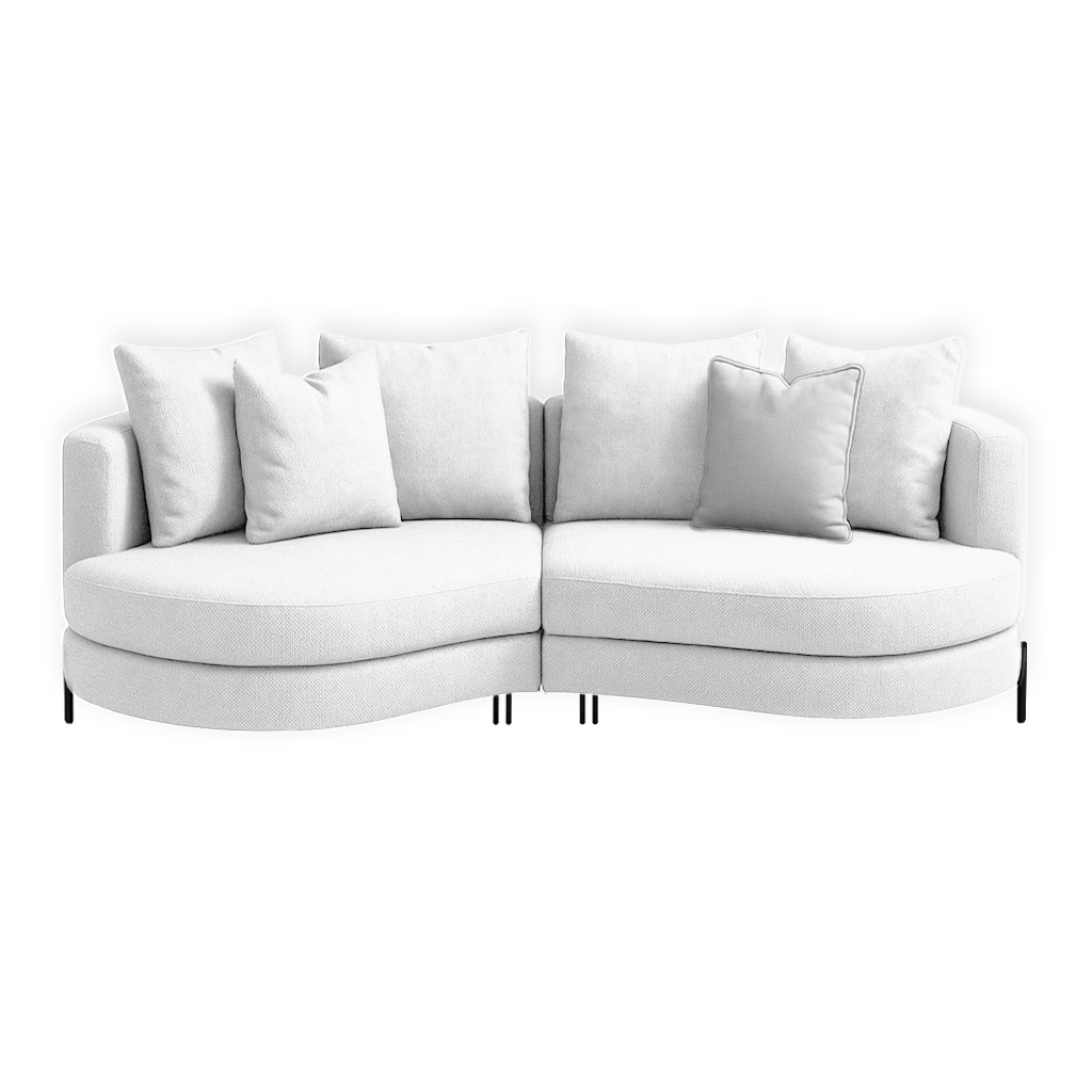 Sofa Yang - White 276x146cm
